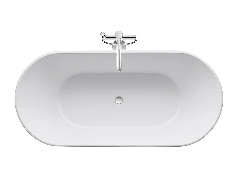 Baignoire îlot 160x75 DURAVIT D-Neo avec trop-plein