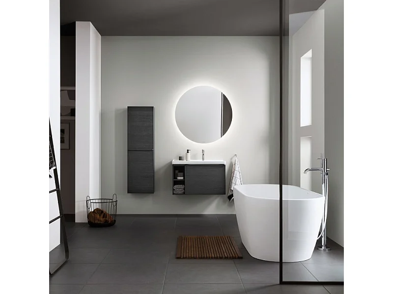 Baignoire îlot 160x75 DURAVIT D-Neo avec trop-plein