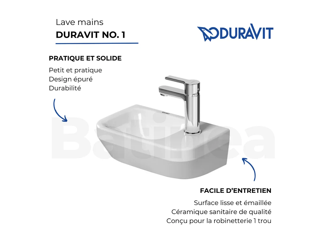Lave-mains DURAVIT Duravit No.1 36 cm