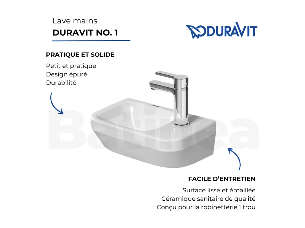 Lave-mains DURAVIT Duravit No.1 36 cm