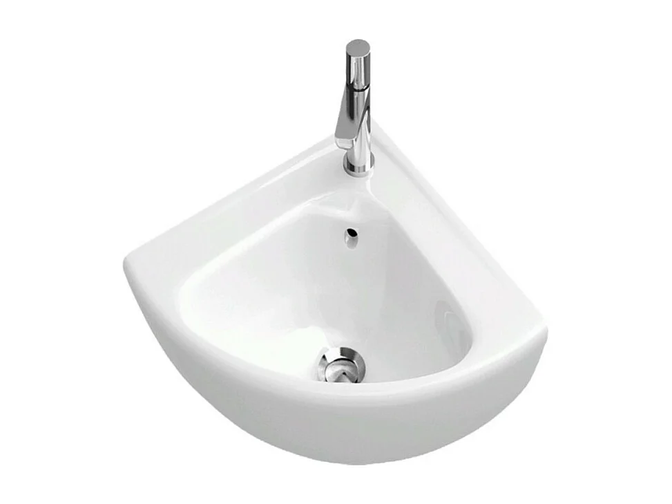 Lave-mains d'angle compact 41,5x41,5cm VILLEROY ET BOCH O.Novo blanc
