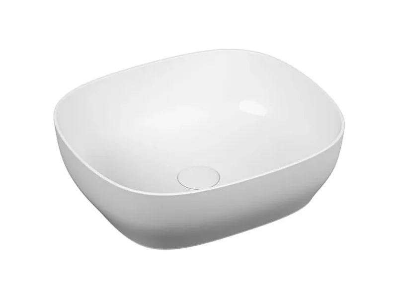 Vasque à poser rectangle VITRA Outline - Blanc brillant