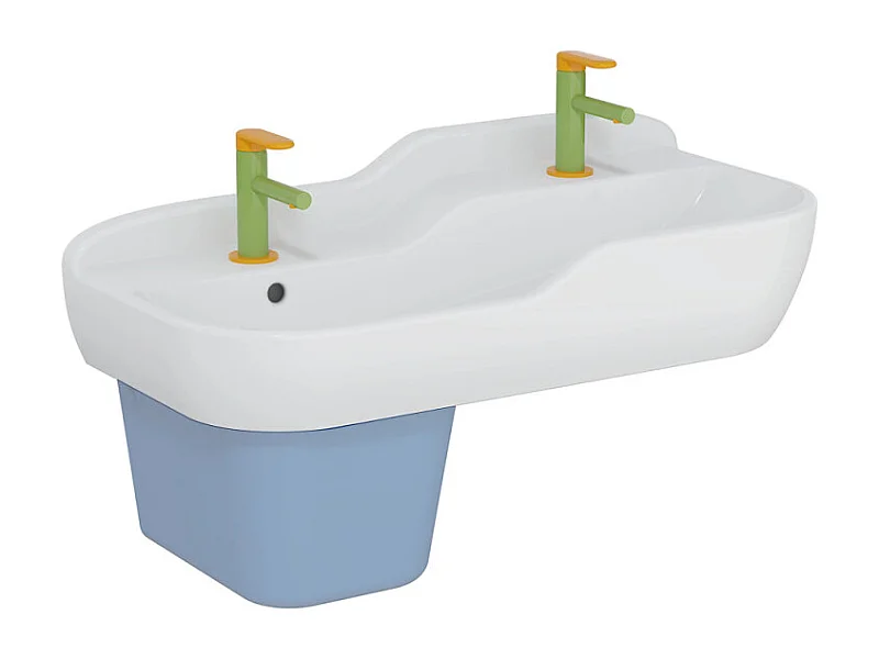 Lavabo pour enfant VITRA Sento Kids 85 cm sans trop-plein