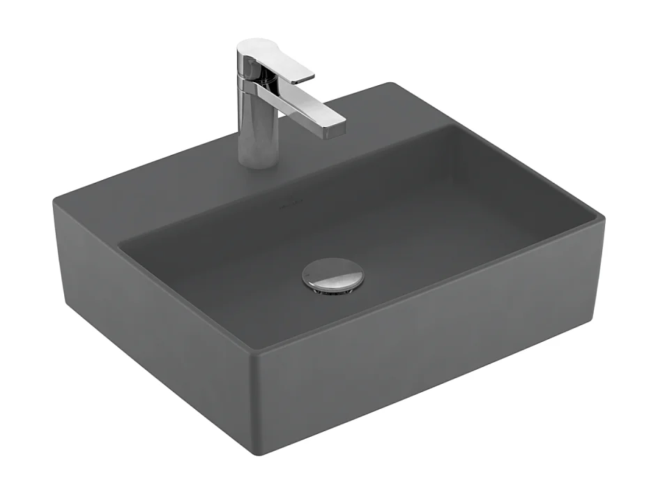 Vasque à poser VILLEROY ET BOCH Memento 2.0 graphite ceramicplus 60 x 42 cm