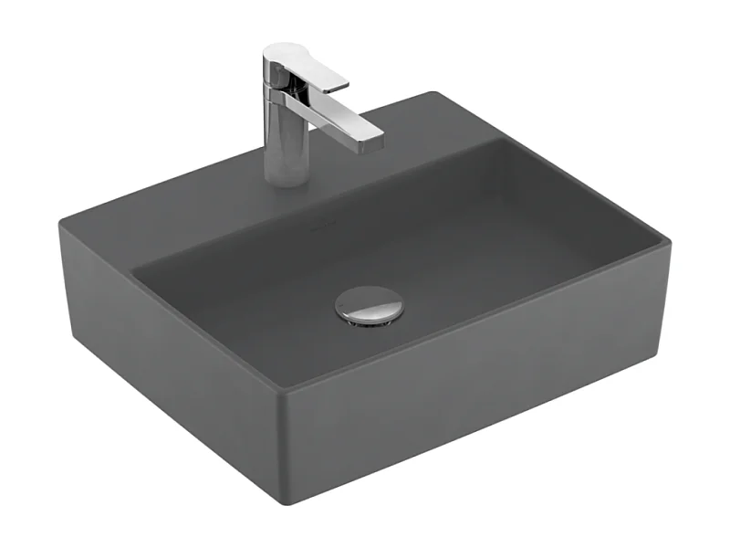 Vasque à poser VILLEROY ET BOCH Memento 2.0 graphite ceramicplus 60 x 42 cm