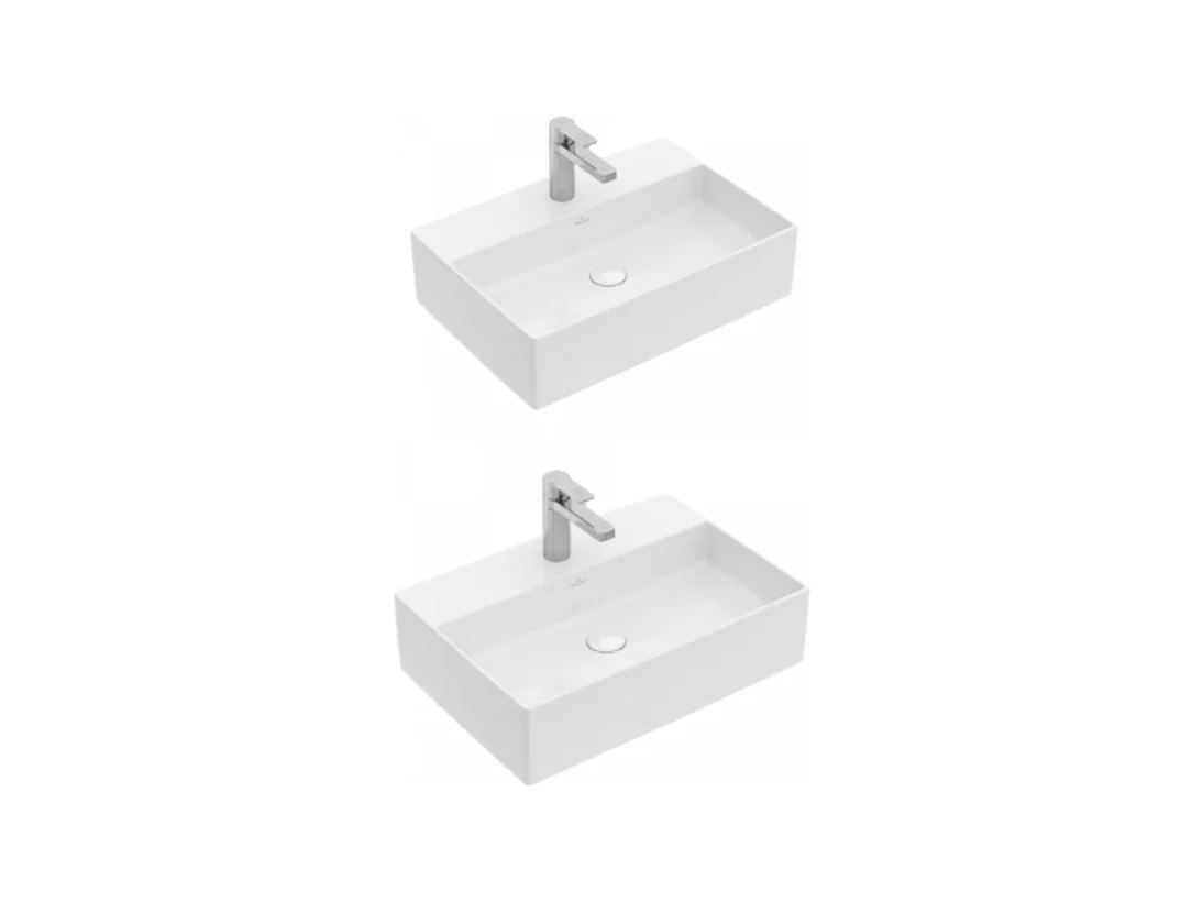 Lot de 2 vasques à  poser 50 cm VILLEROY ET BOCH Memento 2.0