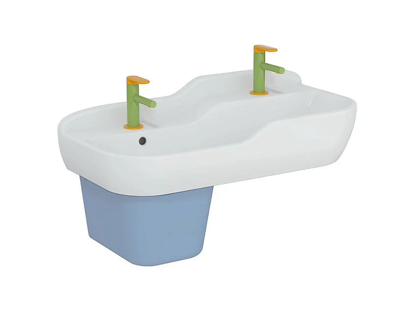 Lavabo pour enfant VITRA Sento Kids 85 cm avec trop-plein