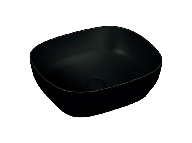 Vasque à poser rectangle VITRA Outline - Noir mat