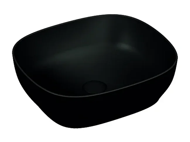 Vasque à poser rectangle VITRA Outline - Noir mat
