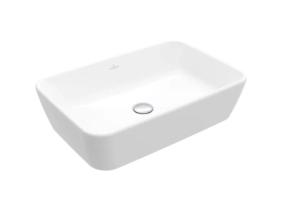 Vasque rectangle à poser VILLEROY ET BOCH Architectura 60 x 40,5 sans trop-plein