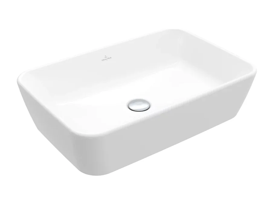 Vasque rectangle à poser VILLEROY ET BOCH Architectura 60 x 40,5 sans trop-plein
