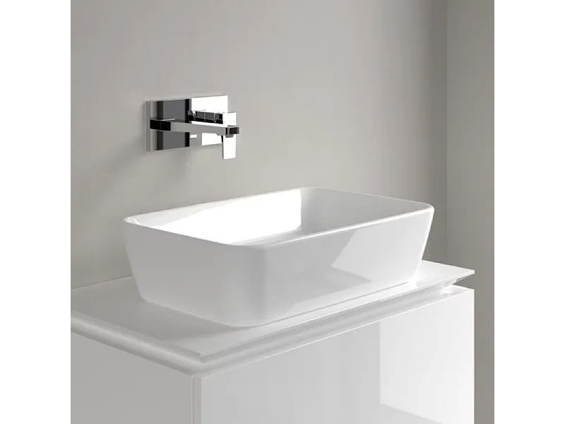 Vasque rectangle à poser VILLEROY ET BOCH Architectura 60 x 40,5 sans trop-plein