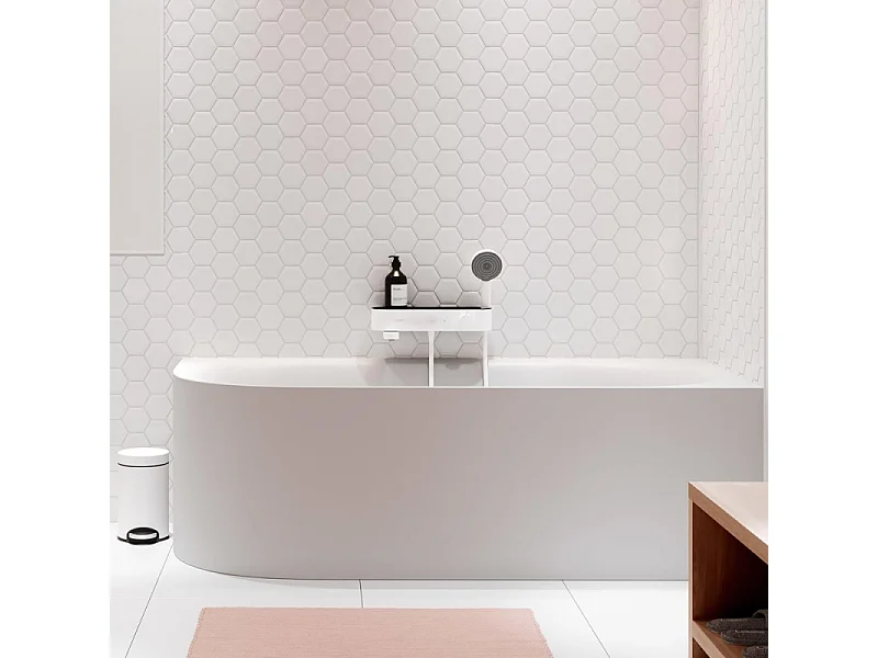 Mitigeur baignoire thermostatique HANSGROHE ShowerTablet Select 400 blanc mat