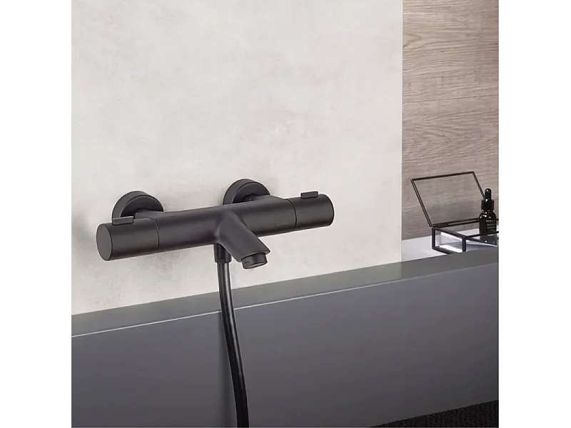 Mitigeur bain douche thermostatique PAINI Ruby Noir mat