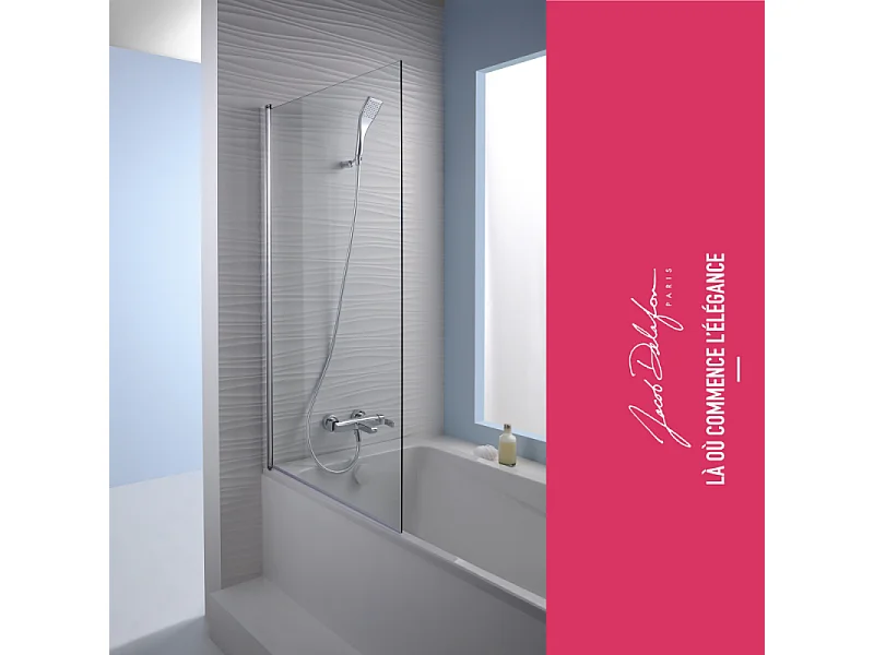 Pare-bain JACOB DELAFON Struktura 1 volet pivotant chrome