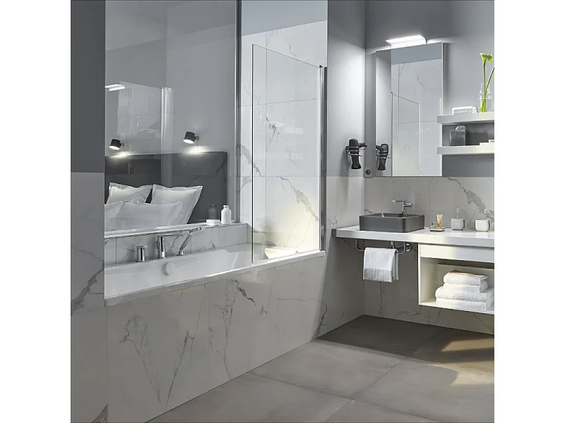 Pare-bain JACOB DELAFON Struktura 1 volet pivotant chrome