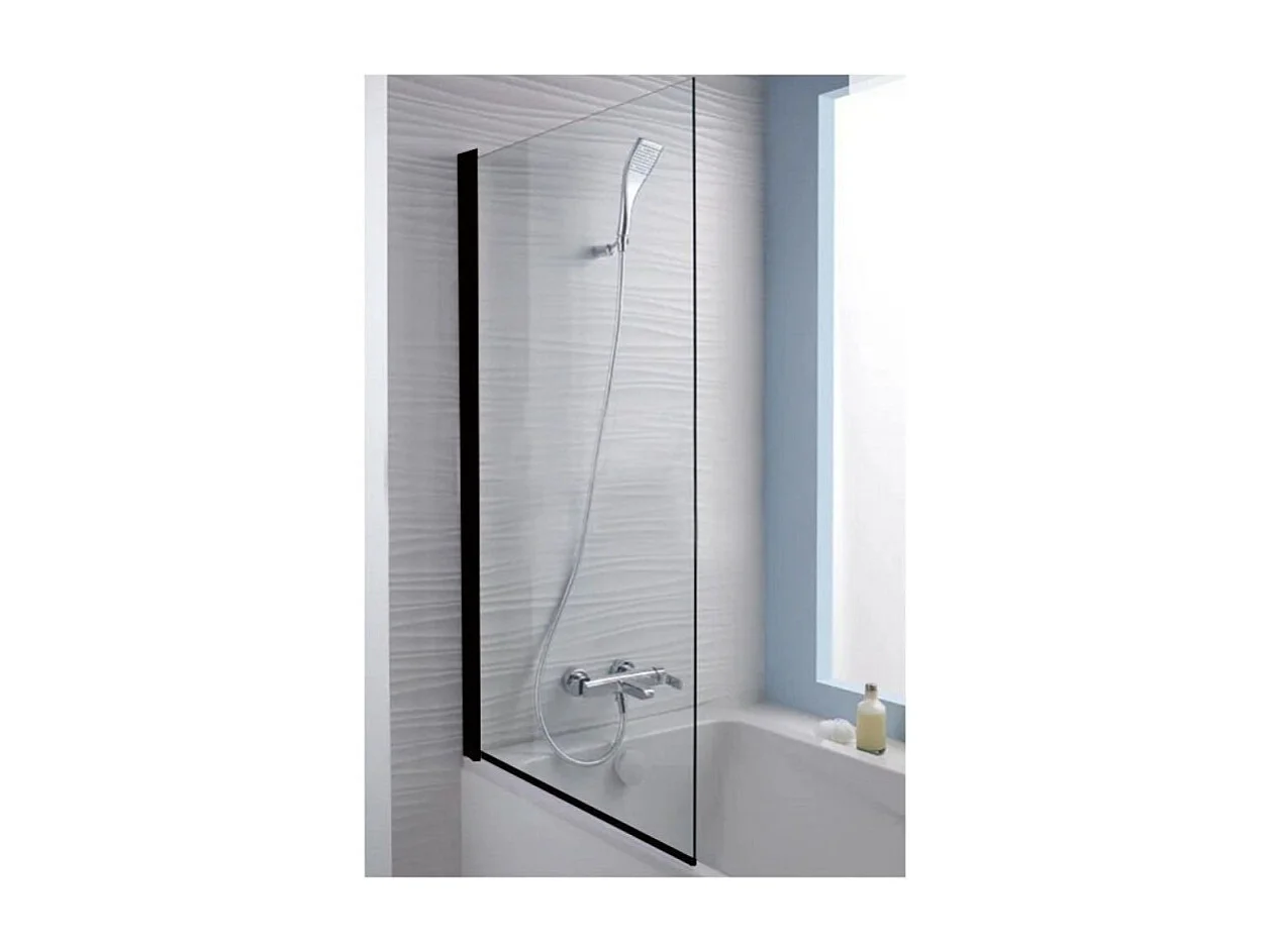 Pare-bain JACOB DELAFON Struktura 1 volet pivotant noir mat