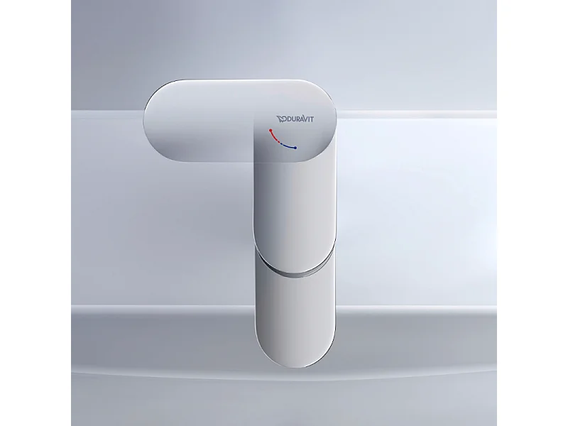 Mitigeur lavabo DURAVIT Wave S ouverture eau froide sans vidage chromé brillant