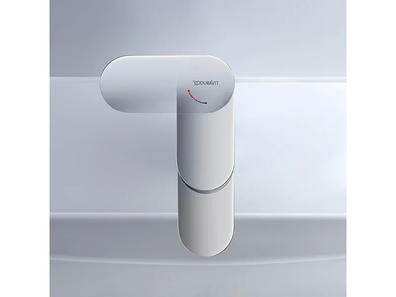 Mitigeur lavabo DURAVIT Wave S ouverture eau froide sans vidage chromé brillant