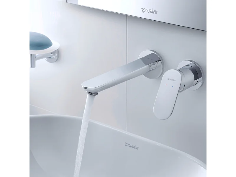 Mitigeur lavabo encastré DURAVIT Wave chromé brillant