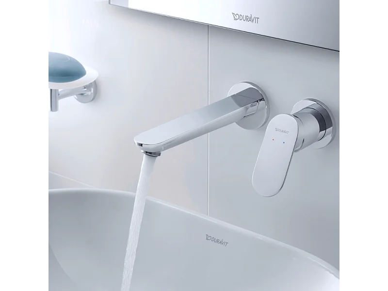 Mitigeur lavabo encastré DURAVIT Wave chromé brillant