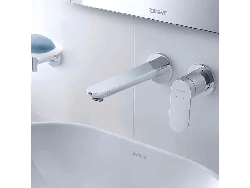 Mitigeur lavabo encastré DURAVIT Wave chromé brillant