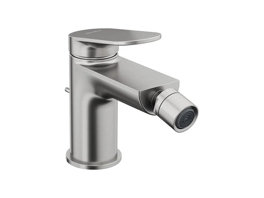 Mitigeur bidet DURAVIT Wave inox brossé