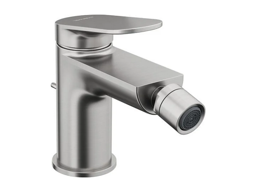 Mitigeur bidet DURAVIT Wave inox brossé