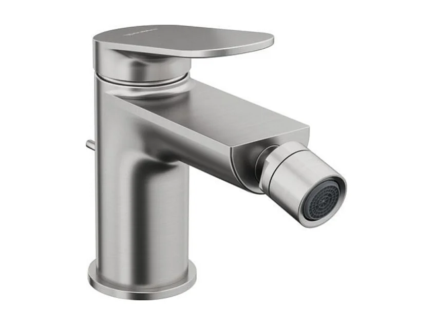 Mitigeur bidet DURAVIT Wave inox brossé