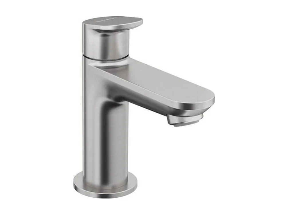 Robinet lave-mains eau froide DURAVIT Wave inox brossé