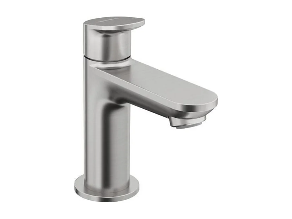 Robinet lave-mains eau froide DURAVIT Wave inox brossé