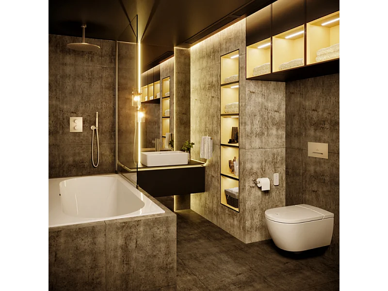 Baignoire droite 180 x 80 VILLEROY & BOCH Oberon 2.0 blanc brillant