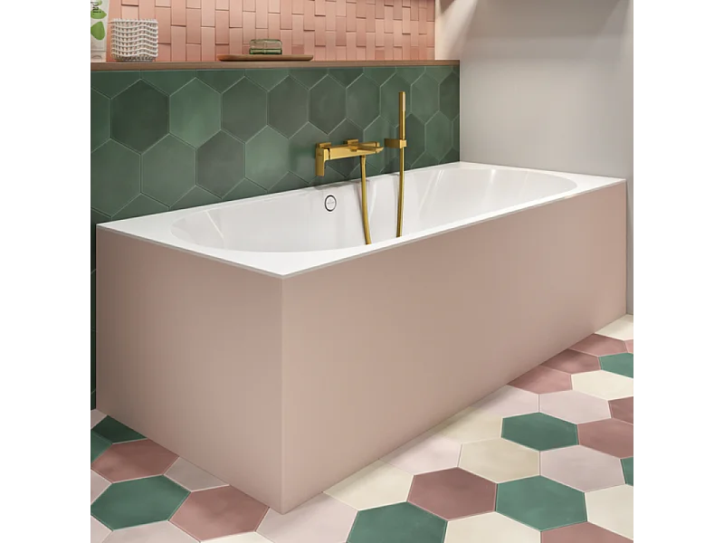 Baignoire droite 180 x 80 VILLEROY & BOCH Oberon 2.0 blanc brillant