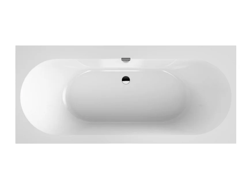Baignoire droite 180 x 80 VILLEROY & BOCH Oberon 2.0 blanc brillant
