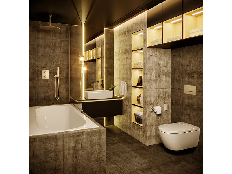 Baignoire droite 180 x 80 VILLEROY & BOCH Oberon 2.0 blanc brillant