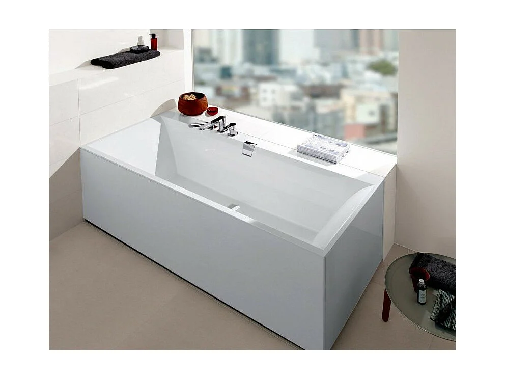 Baignoire droite 160 X 75 VILLEROY ET BOCH Squaro Edge 12 quaryl
