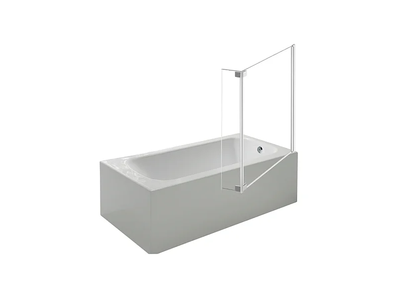 Baignoire droite JACOB DELAFON Diapason fonte + pare bain 170 X 75