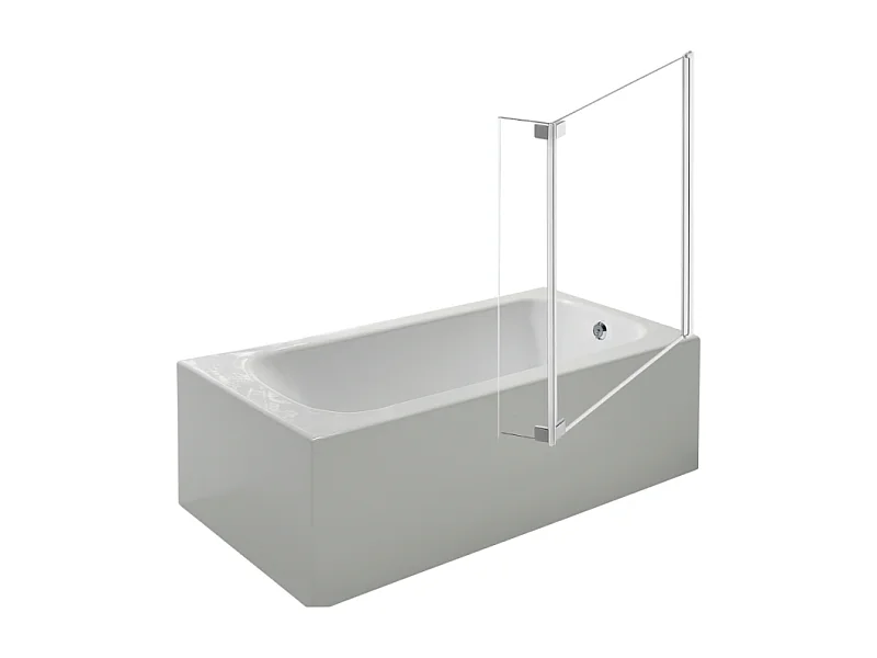 Baignoire droite JACOB DELAFON Diapason fonte + pare bain 170 X 75