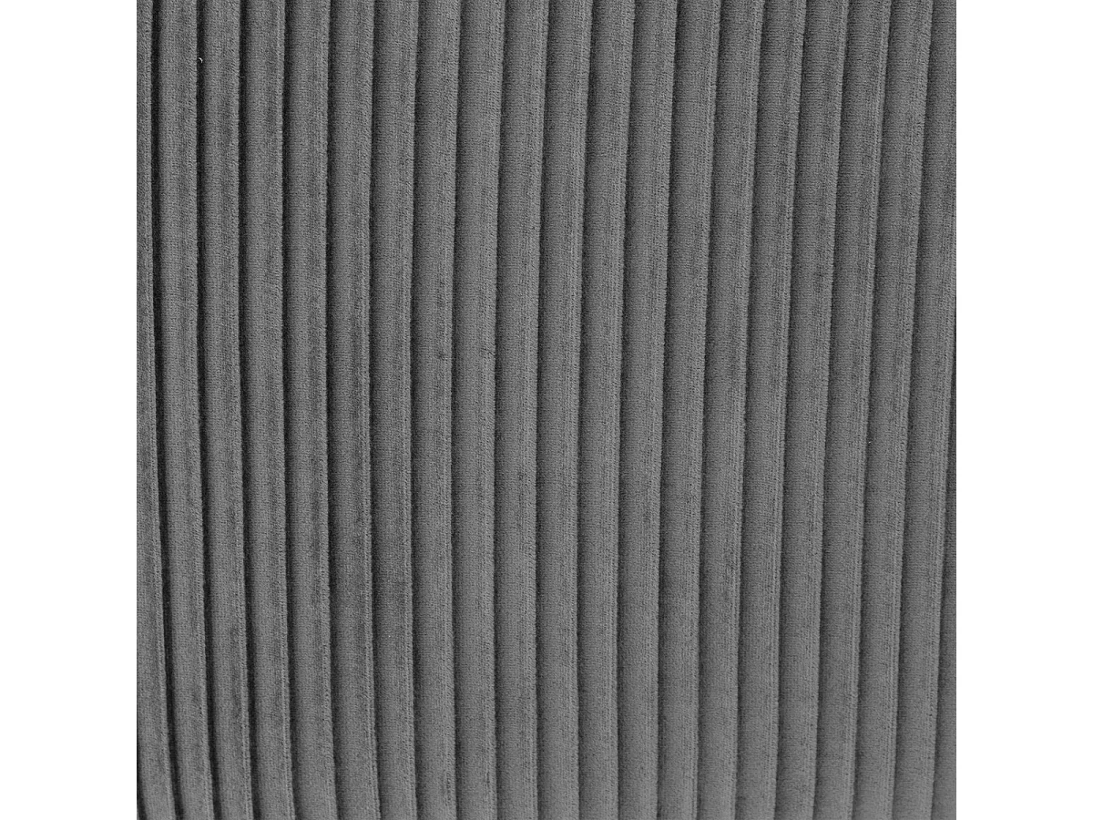 Banc avec coffre en velours Gris et pieds en métal  100 x 40 cm