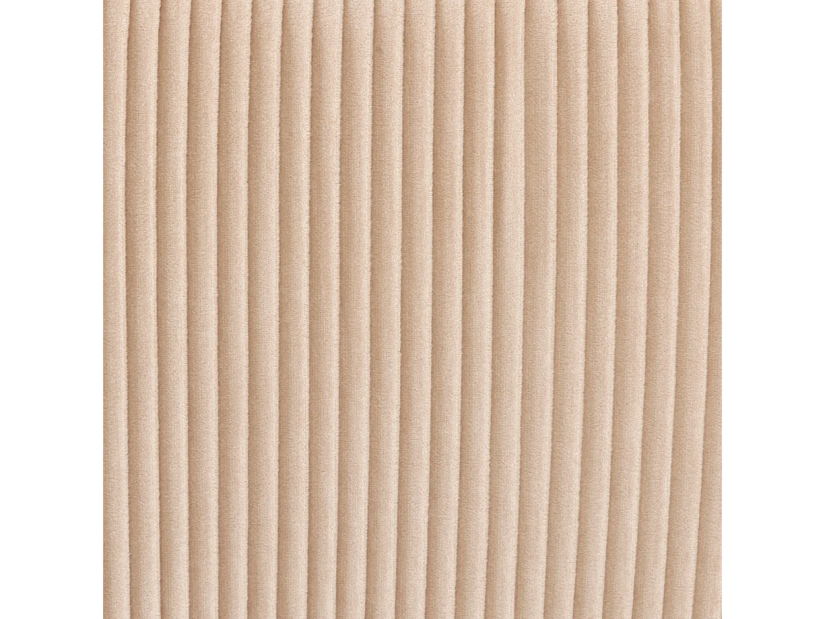 Banc avec coffre en velours Beige et pieds en métal  100 x 40 cm