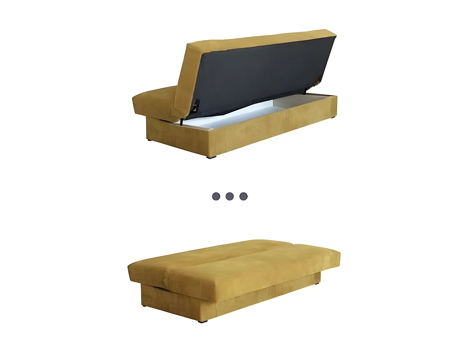 Clic-clac ADELIA mini en velours côtelé beige