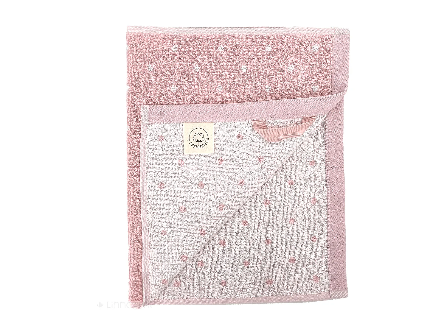 Parure de bain 7 pièces collection EFFICIENT DOTS rose flamingo