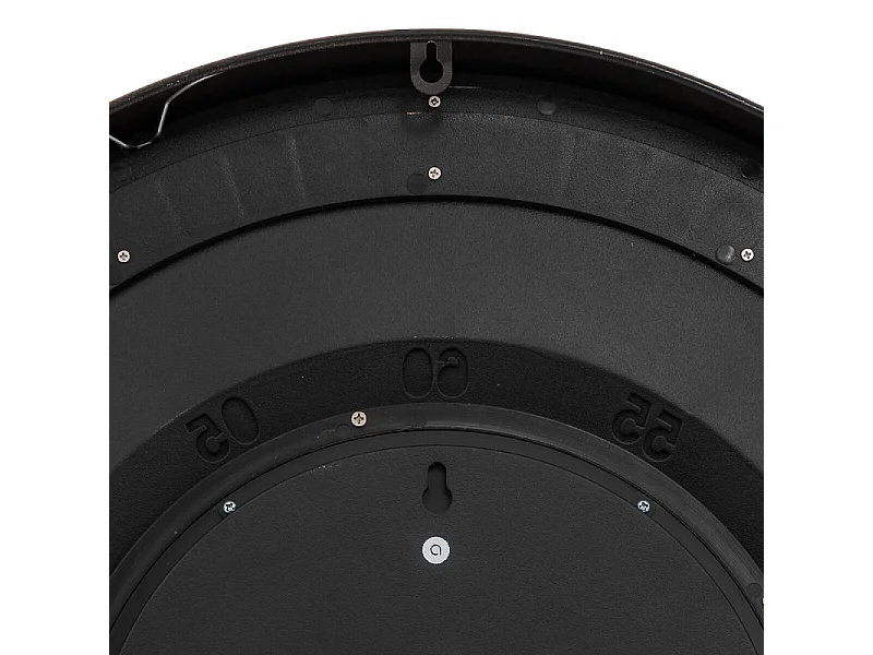 Pendule murale Marron style industriel avec rouages mobiles D 59 cm