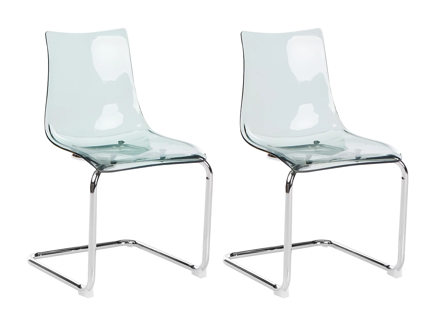 Lot de 2 chaises de salle à manger MARSHALL Noir