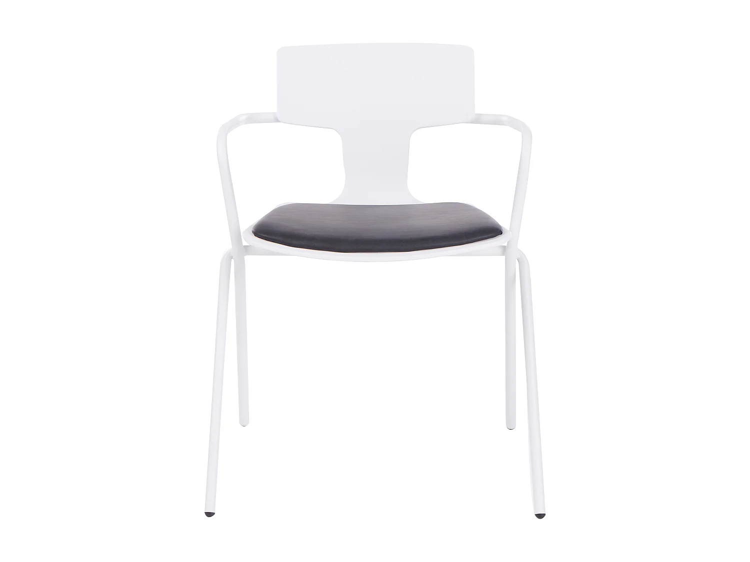 Lot de 2 chaises de salle à manger MANSON Noir/blanc