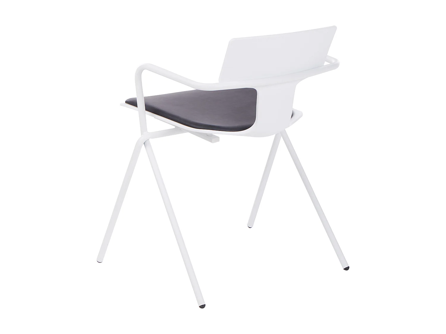 Lot de 2 chaises de salle à manger MANSON Noir/blanc