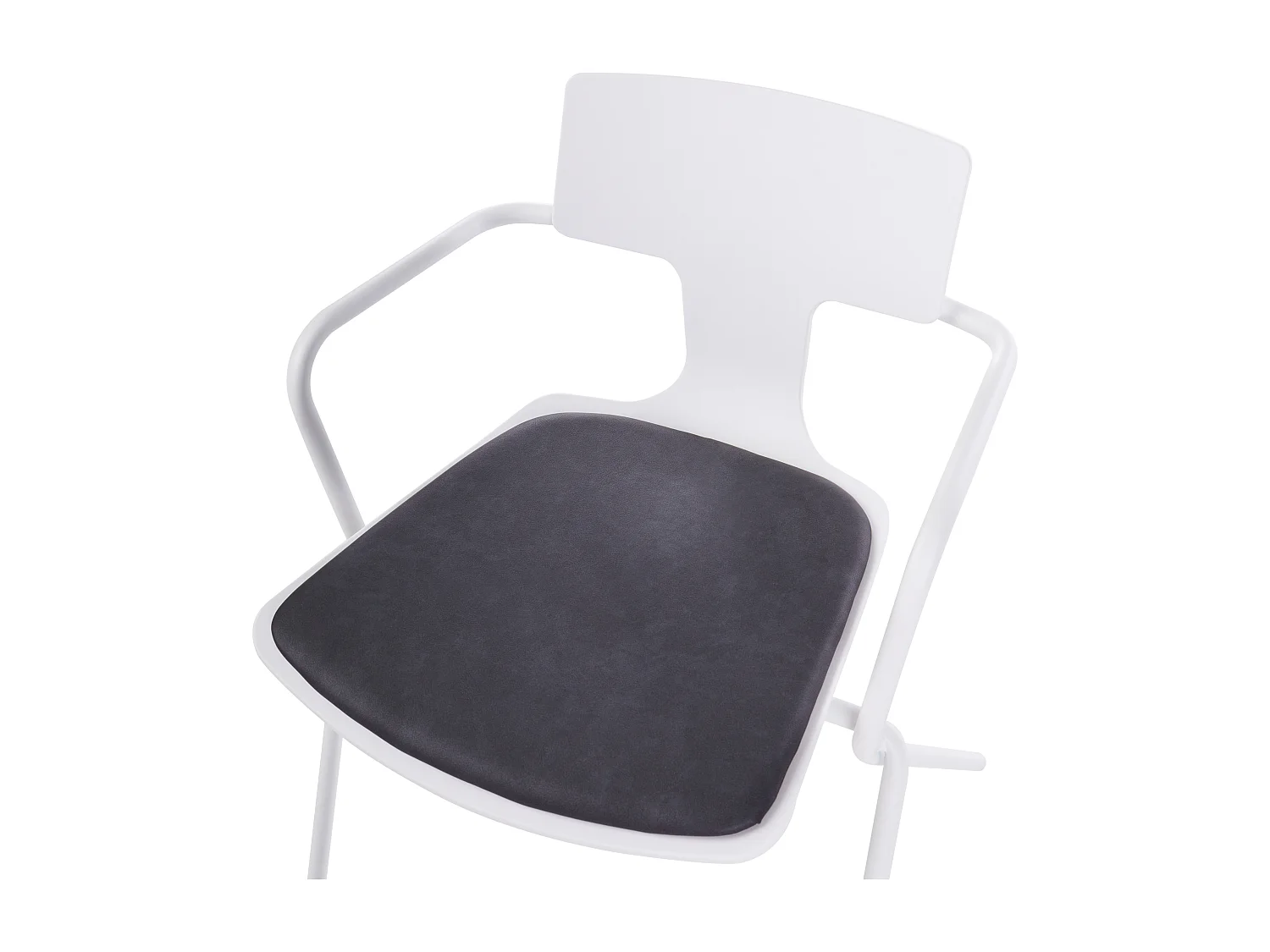 Lot de 2 chaises de salle à manger MANSON Noir/blanc