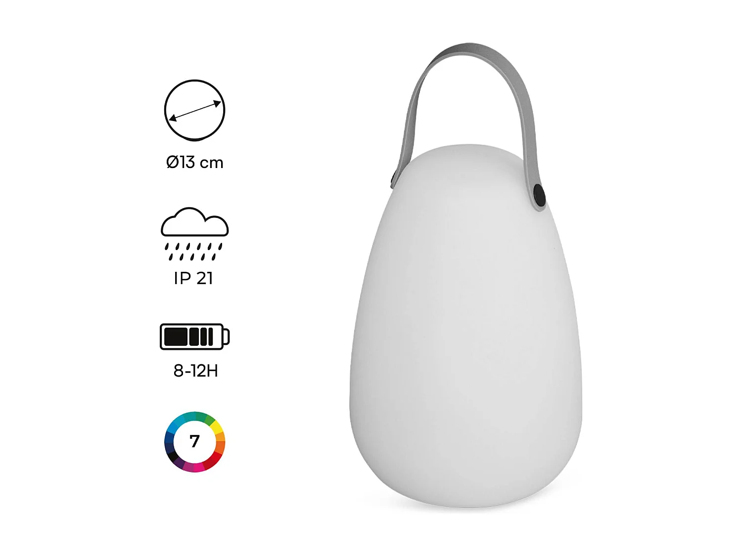 Lampada da tavolo dimmerabile senza fili (confezione da 2 o 4)