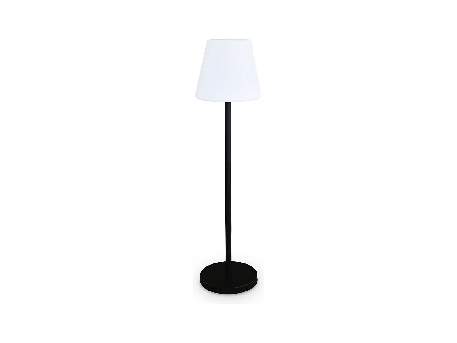 Lampadaire extérieur 100 cm LAMPADA L LED hybride . lampe multicolore sur pied. luminaire design à batterie. solaire. télécommandé