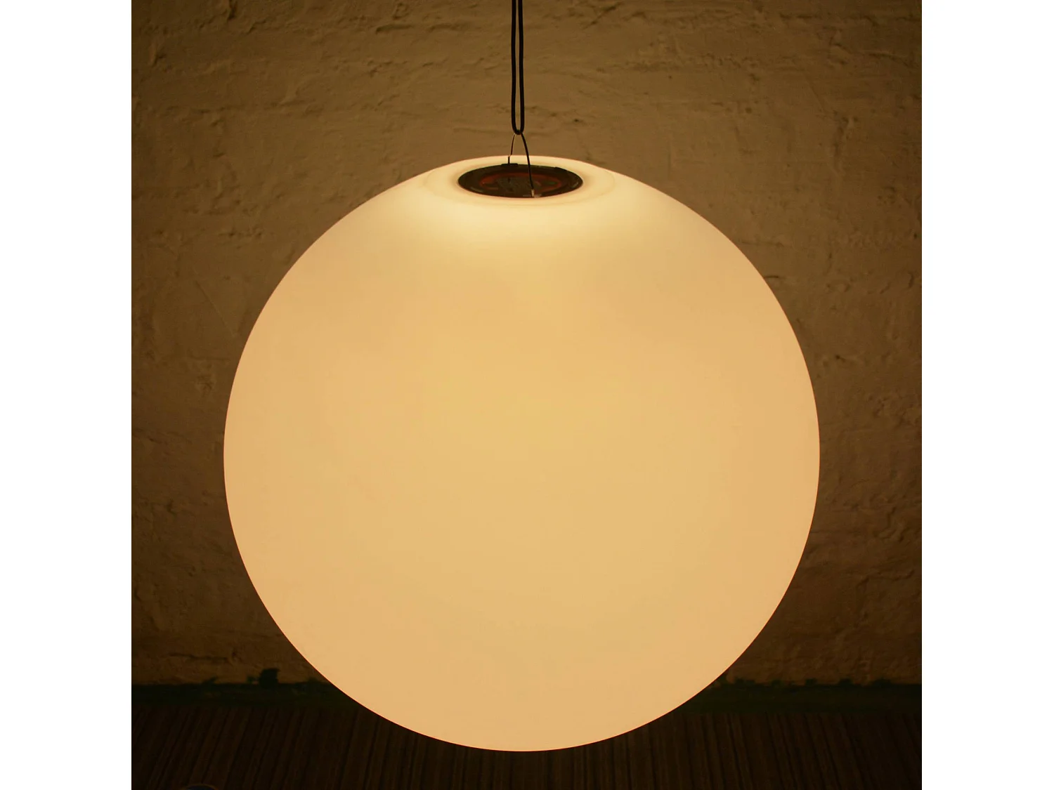 Boule LED 40cm – Sphère décorative lumineuse. Ø40cm. blanc chaud. commande à distance